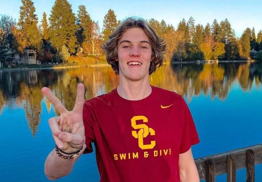 Campbell McKean of Caldera, the reigning 5A champion in the 200 IM and 100 backstroke, committed to USC in October.