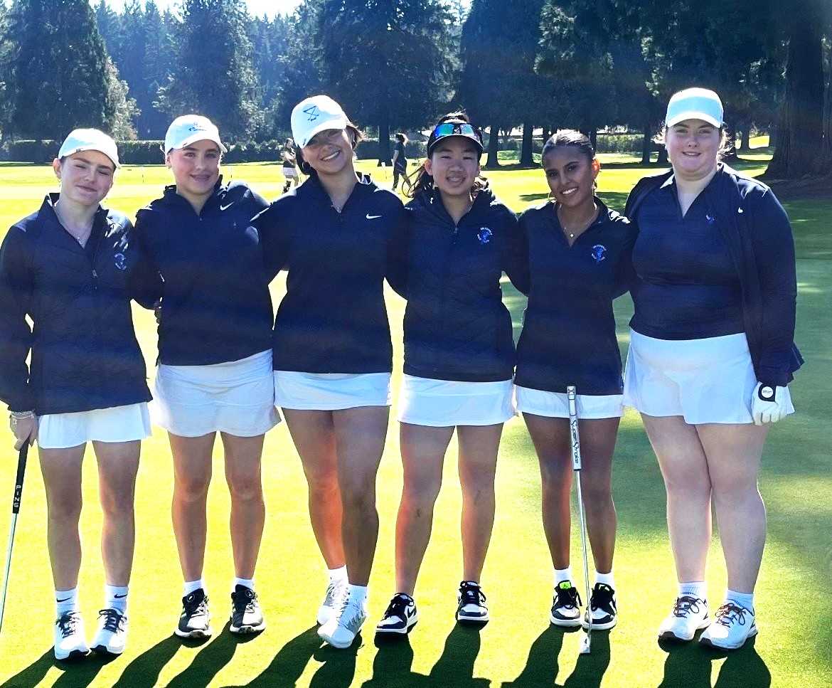 Wilsonville's girls team, from left: Sophia Raschko, Evie Dunn, Malia Kaleikilo, Madeline Downie, Layla Sidhu, Maya Saunders.