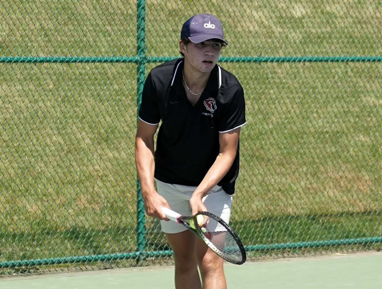 San Diego-bound Lincoln senior Will Semler is the top seed in the 6A boys tennis tournament this week. (Photo by Jon Olson)
