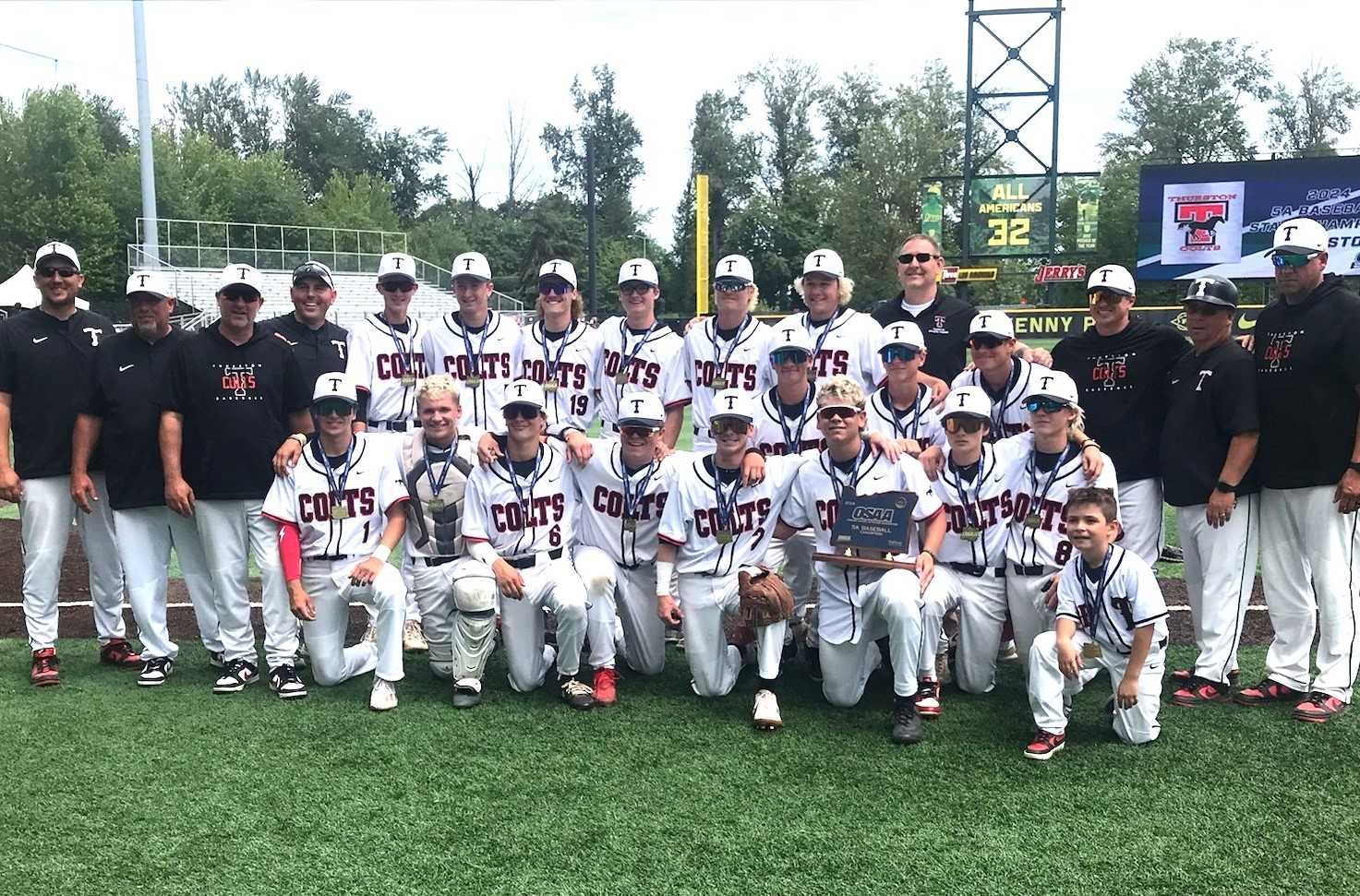 Thurston repeated as 5A baseball champion Saturday with a 2-0 win over West Albany at PK Park.