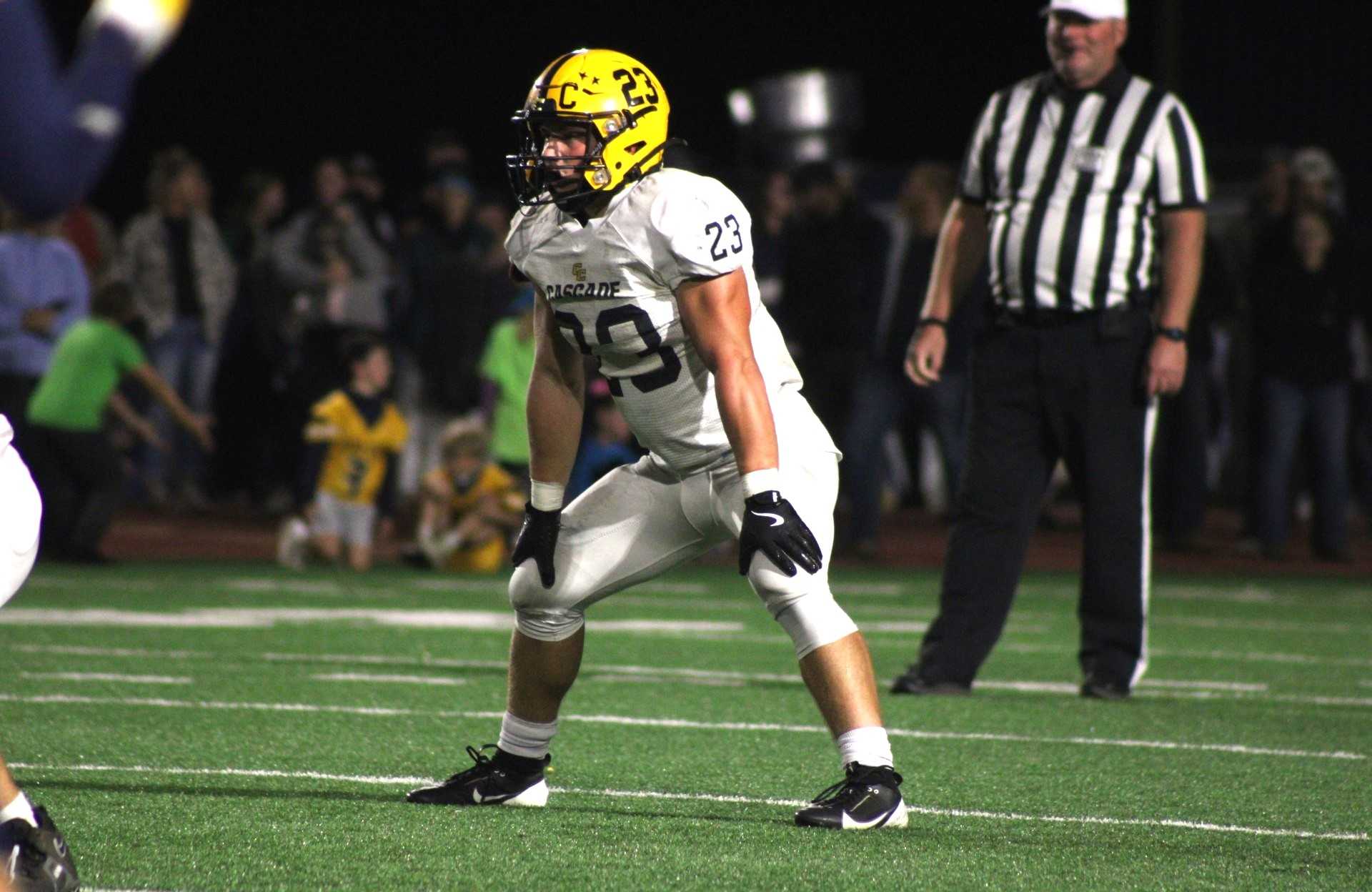 Junior Bryce Kuenzi has rushed for 1,134 yards and 15 touchdowns this season for top-ranked Cascade. (Photo by Jeremy McDonald)