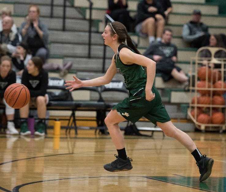 Sheldon's Olivia Pierzina had 21 points, 11 assists and four steals Friday. (Photo by Ralph Greene)