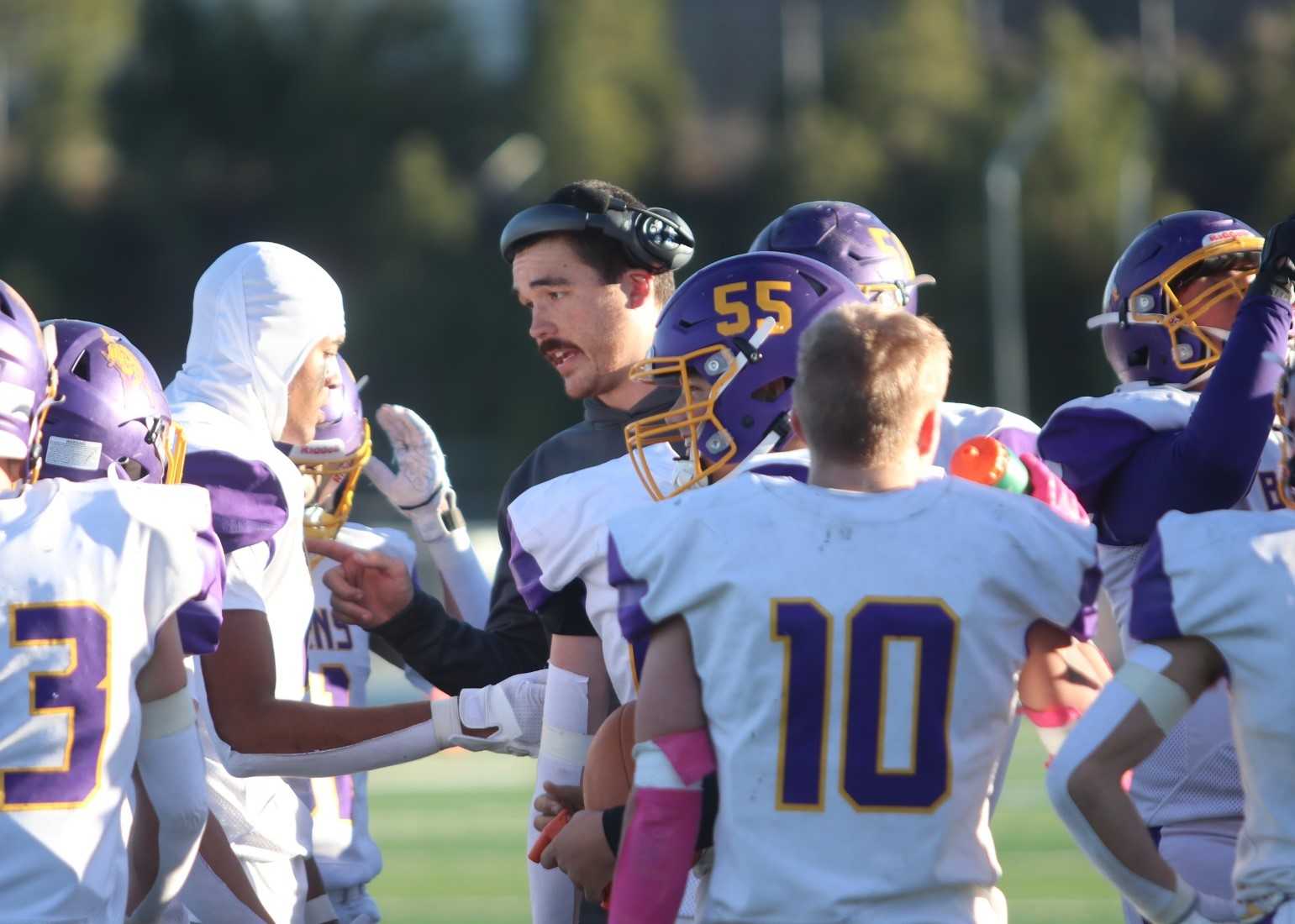 Third-year coach Matt Bruck guided Burns to its first state championship since 2014 on Saturday. (NW Sports Photography)