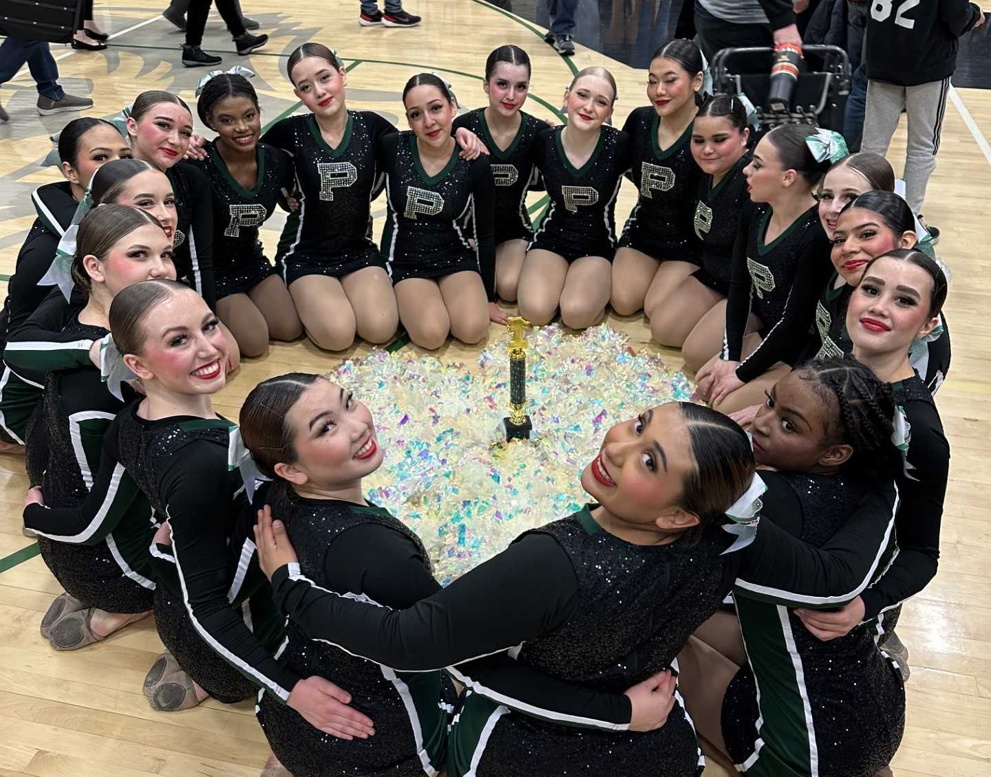 Parkrose took first place in Pom at Tigard.