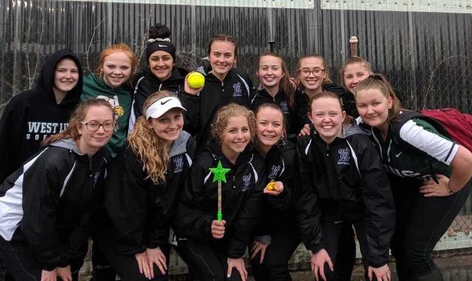 West Linn's JV softball team is 13-0 this season.