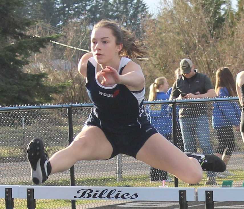 Phoenix's Sienna Bauer is close to making the all-time 4A top 10 in the 100 hurdles and triple jump.