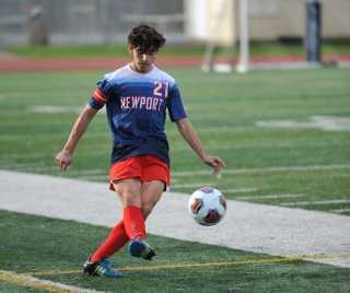 Newport midfielder Jose Gonzalez was first-team all-state in 2017. (NW Sports Photography)