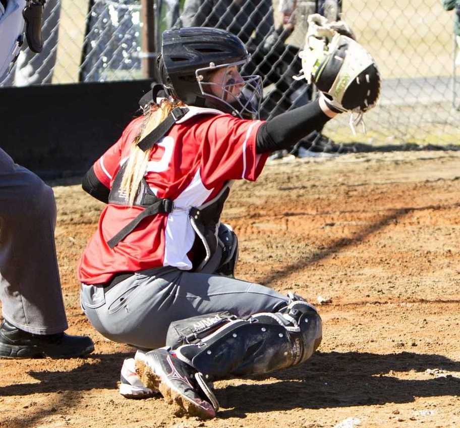 Senior catcher Hailie Wright is a fourth-year starter for Grant Union. (Photo by Tanni Wenger)