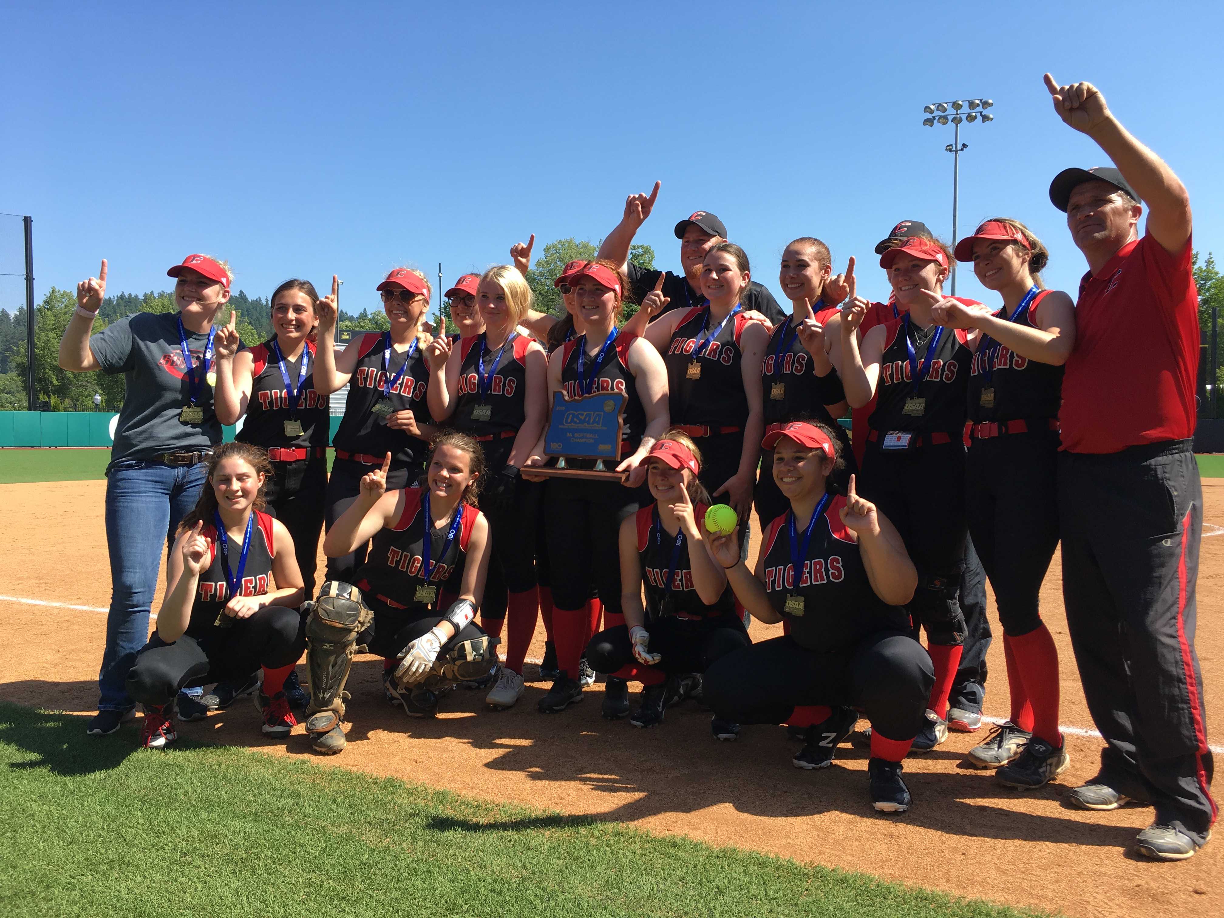 Clatskanie celebrates its first state championship Friday.